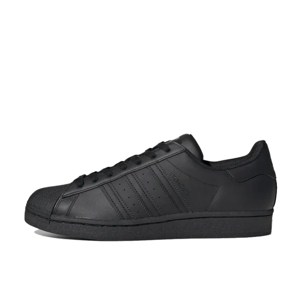 Adidas Original SUPERSTAR Low Top Classic Casual Board Shoes Black Lightweight Breathable Sneakers