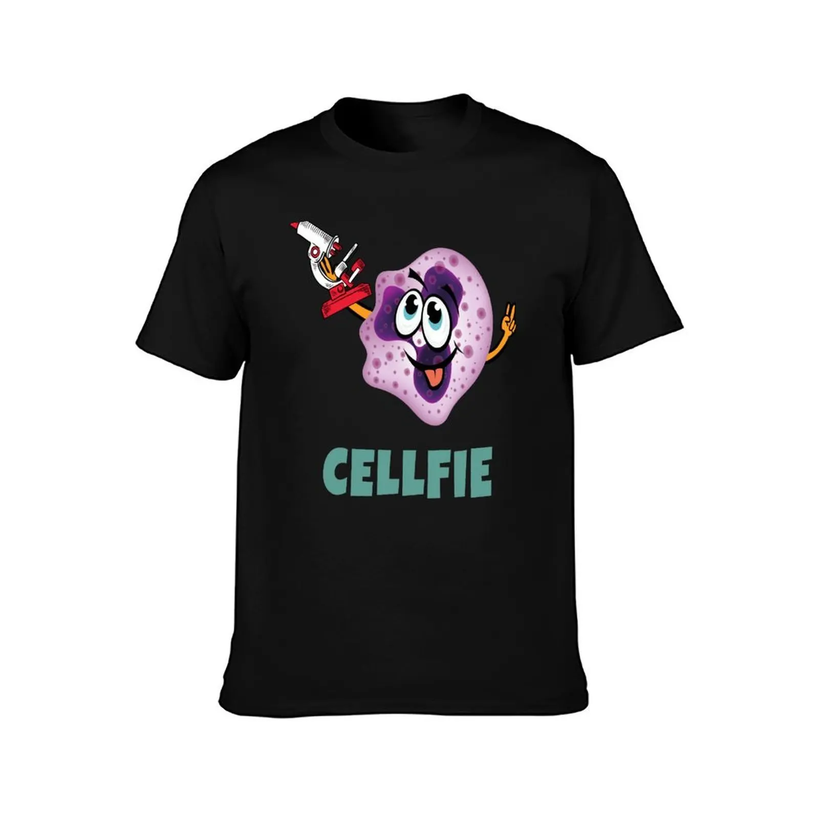 MEDICAL LABORATORY SCIENTIST TECH CELLFIE T-Shirt, Summer Casual Cotton Tee, Oversized Streetwear Tops, Vintage Graphic Print