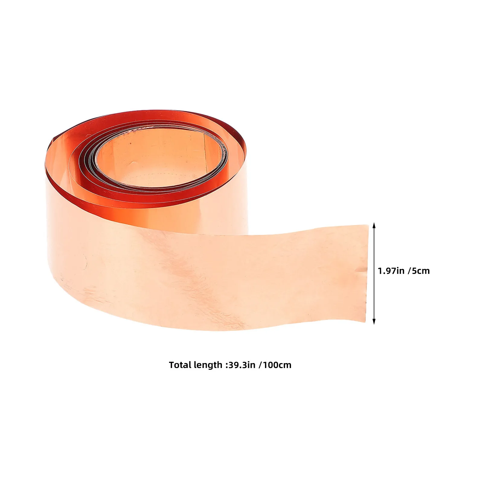 1 Roll 0.1Mm Copper Sheet Roll Thin Copper Foil For Electrical Repair Crafting Diy Projects Metal Strip Craft Jewelry Making view 4