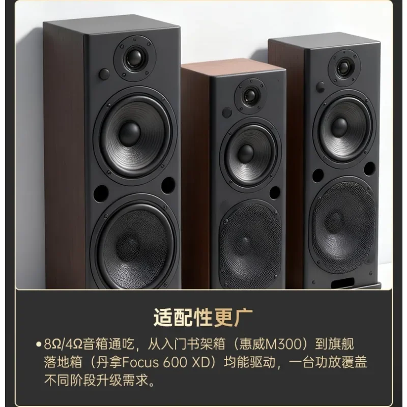 Fully balanced and total thinking, power amplifier high-power combined stage HIFI audiophile stage