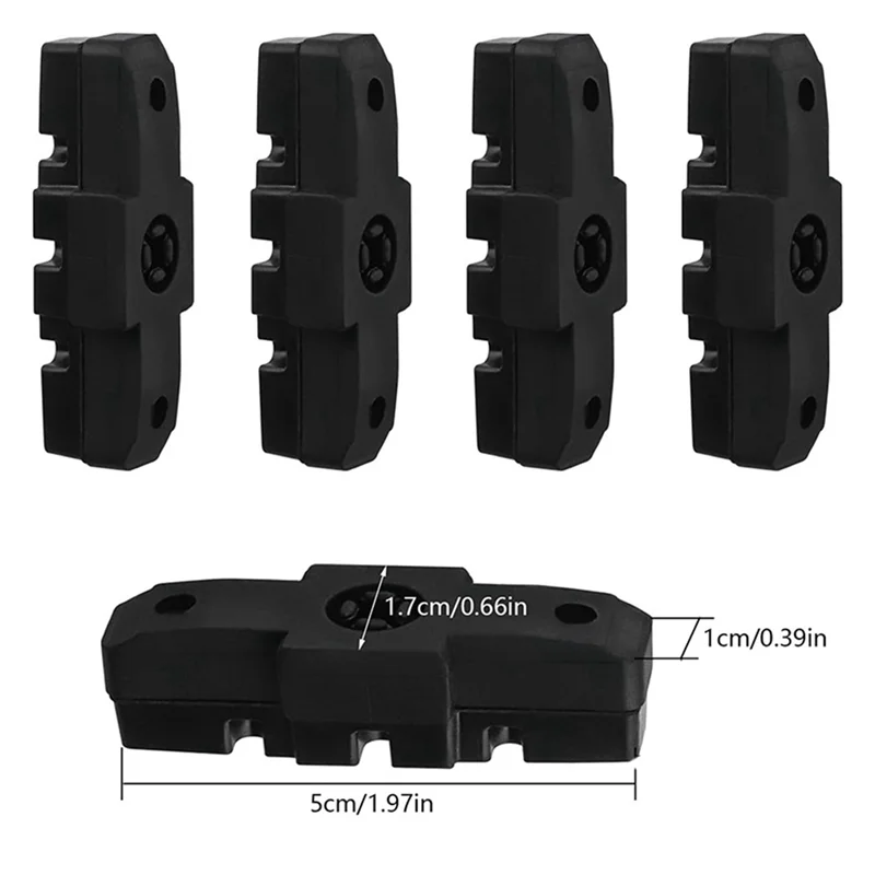 

B06C-80Pcs Bicycle Brake Shoes For Magura HS11/ HS22/HS24/ HS33 /HS66 50Mm Brake Block V-Brake Pad Road Bike Accessories