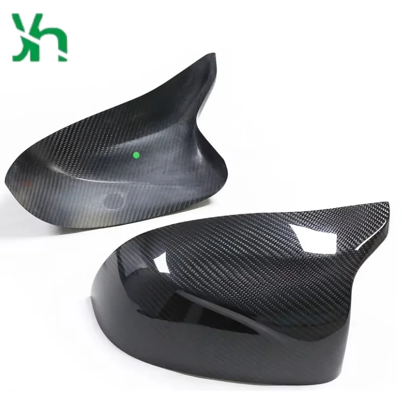 ل BMW X3M X4M X5M X6M F95 F96 F97 F98 الملحقات الخارجية غطاء غطاء مرآة جانبية للسيارة ألياف الكربون مرآة جانبية