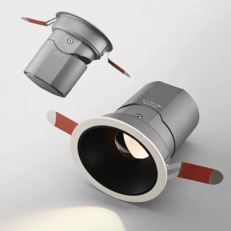 New model ceiling-less deep anti-glare cob spotlight, LED downlight, small hill-shaped, home LED background wall light