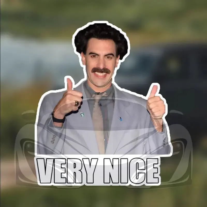 Borat Very Nice Magnet Vinyl Sticker