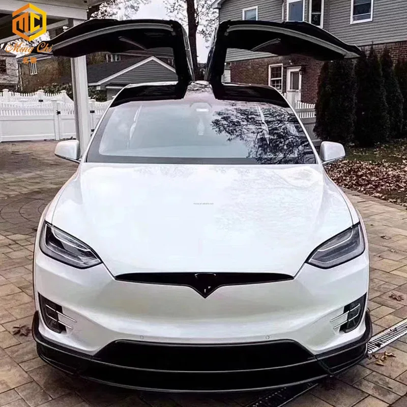 

Factory hot salesModelx Carbon Body Kit RZ Front Lip Skirt Diffuser Spoiler for s Model X Body Kit