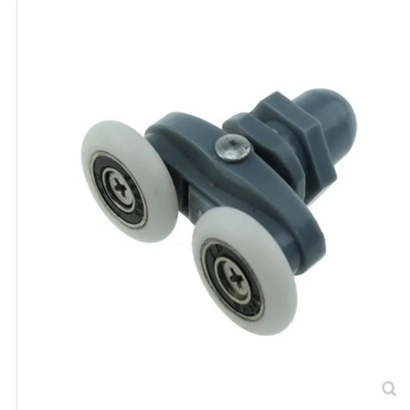 8 Double twin shower door rollers wheels runners pulley pulleys 19/20/23/25/26/27mm Wheels  Bathroom Door Runners Sliders Wheels