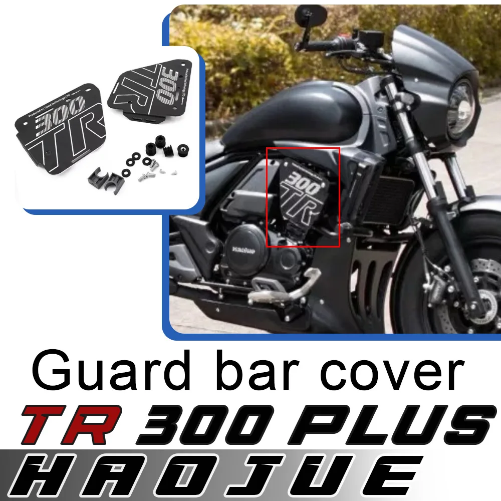 

For HAOJUE TR300PLUS bumper decorative cover bumper cover aluminum alloy side panel for haojue tr300plus
