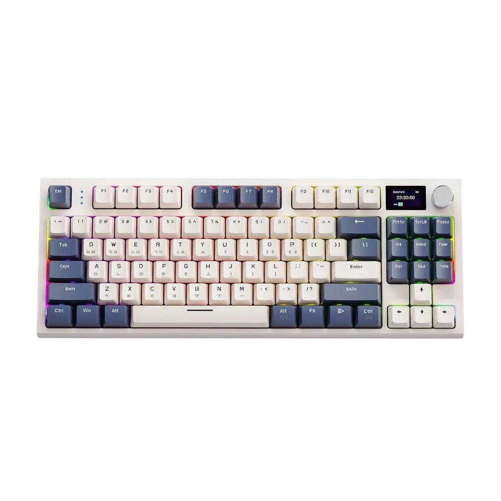 لوحة مفاتيح كورية Attack Shark K86 75% ثلاثية الوضع قابلة للتبديل السريع مخصصة ميكانيكية لاسلكية تعمل بالبلوتوث ألعاب مريحة RGB #5
