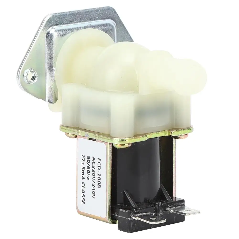 AC220V Electric Solenoid 1/2 Inch, 0.02-0.8Mpa, One-Way Plastic Inlet for home Pneumatic Control