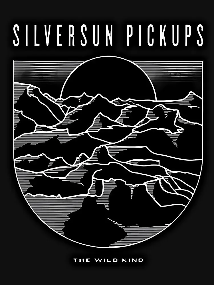 Черная хлопковая рубашка Hot Silversun Pickups Band Tour, размеры от S до 4XL