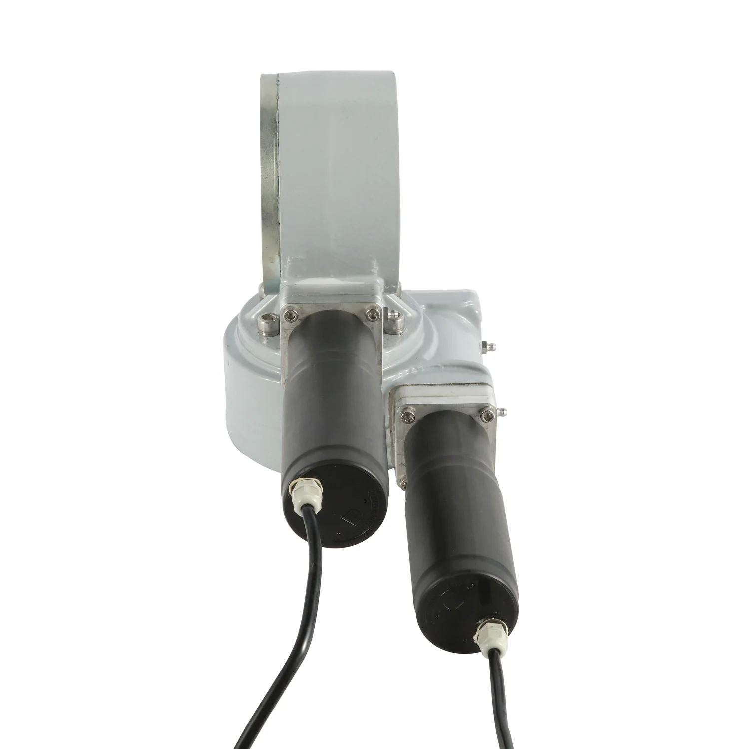 Picture 6: Dual Axis Worm Slew Drive for Solar Panel Tracker System 24V DC Motor 621 Reduction Ratio ODM Mounting Kit for PV Tracking