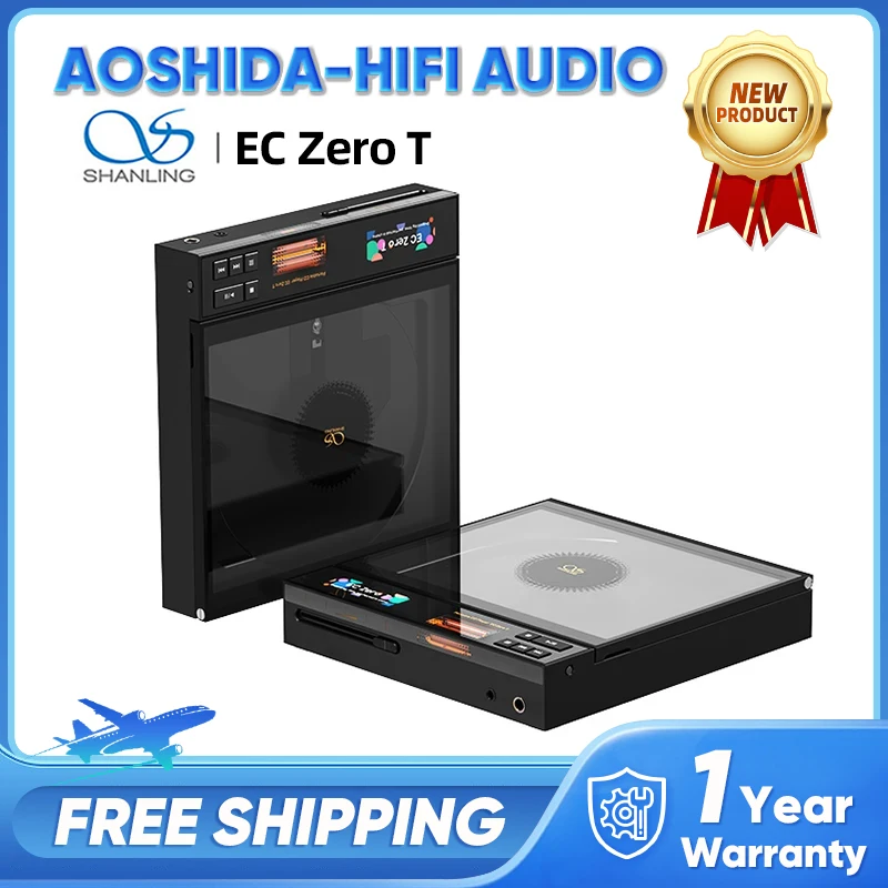 

SHANLING EC Zero T Портативный R2R ЦАП Ламповый CD-плеер JAN6418 TPA6120 Hi-Res Audio HiFi Настольный усилитель для наушников Bluetooth aptX
