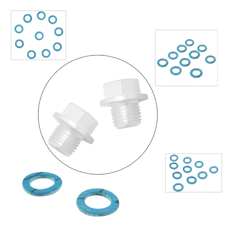 Marine Drain Plug Seal Washer Gasket Rustproof for 12191833 12-19183Q02 12-19183K02 18-2244 Fill Screw Hole 12x