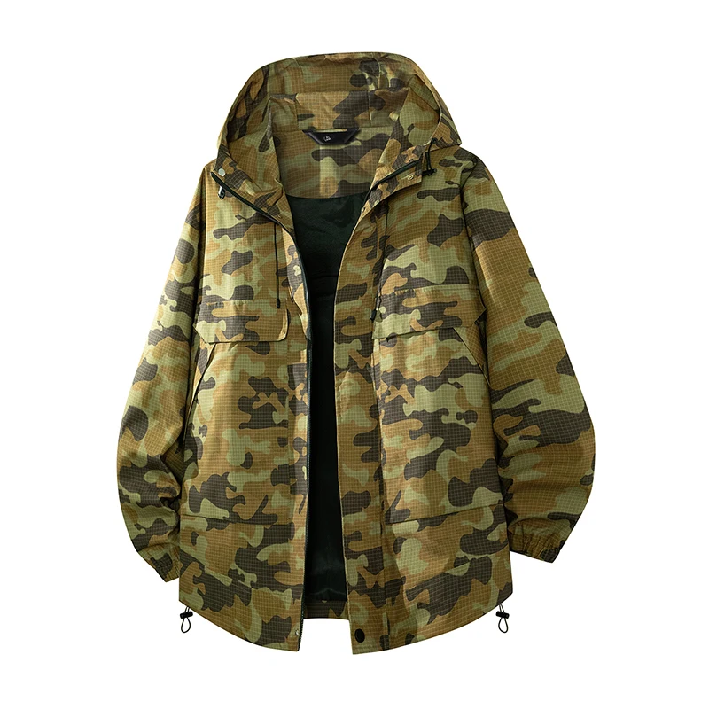 High-quality spring new camouflage simple and versatile trendy jacket for both men and women, same style for both genders