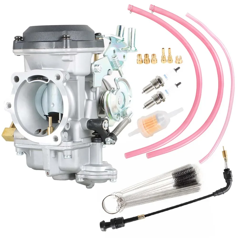 27490-04 170 # Vergaser für 40mm CV 40 XL883 mit Zündkerze/Choke-Kabel 1988 1989 1990 1991 1992-2006 – Detail 3