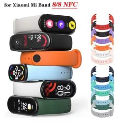 Watch Strap For Xiaomi Mi Band 7 6 5 4 3 Wristband Silicone Bracelet Wrist Straps MiBand 3/4 band5 band6 Smartwatch Accessories