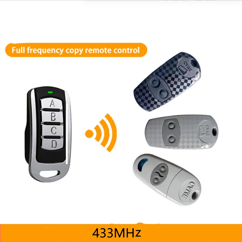 

Multi-frequency Replication Machine 433 MHZ Fixed and Rolling Code 433MHz Wireless Remote Control Garage Door