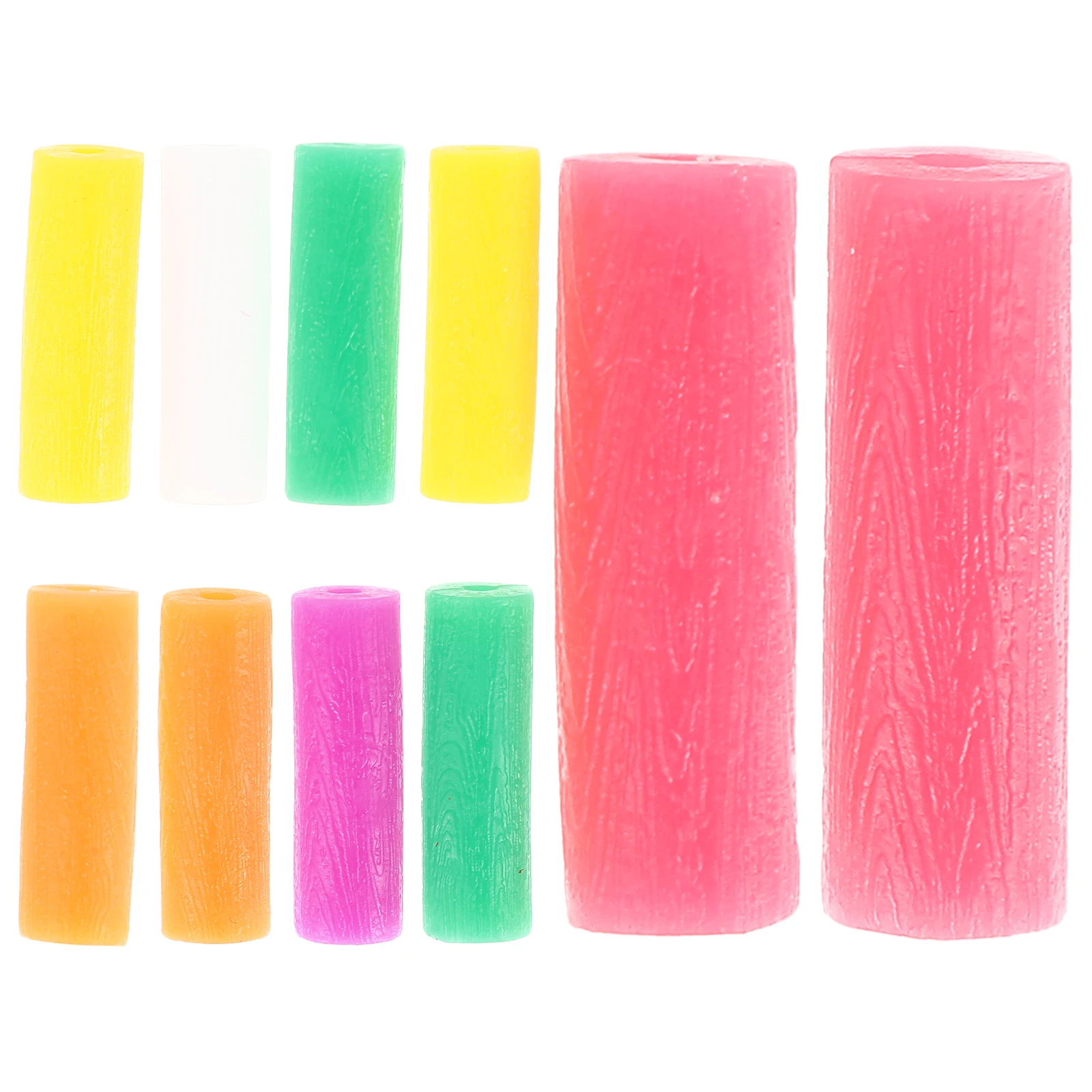 

10 Pcs Teeth Gum Jaw Exerciser Silicone Chew Men Chewies for Aligner Braces Trainer