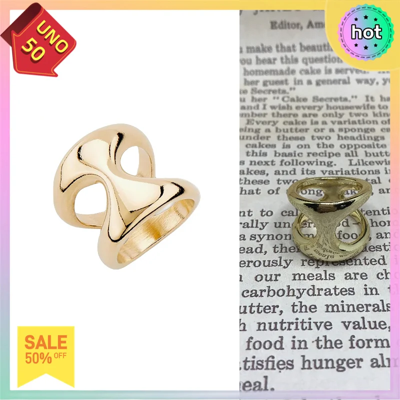 

2024 New Exquisite High Quality UNO DE 50 Fashion Classic 925 Ring Jewelry Romantic Holiday Gift