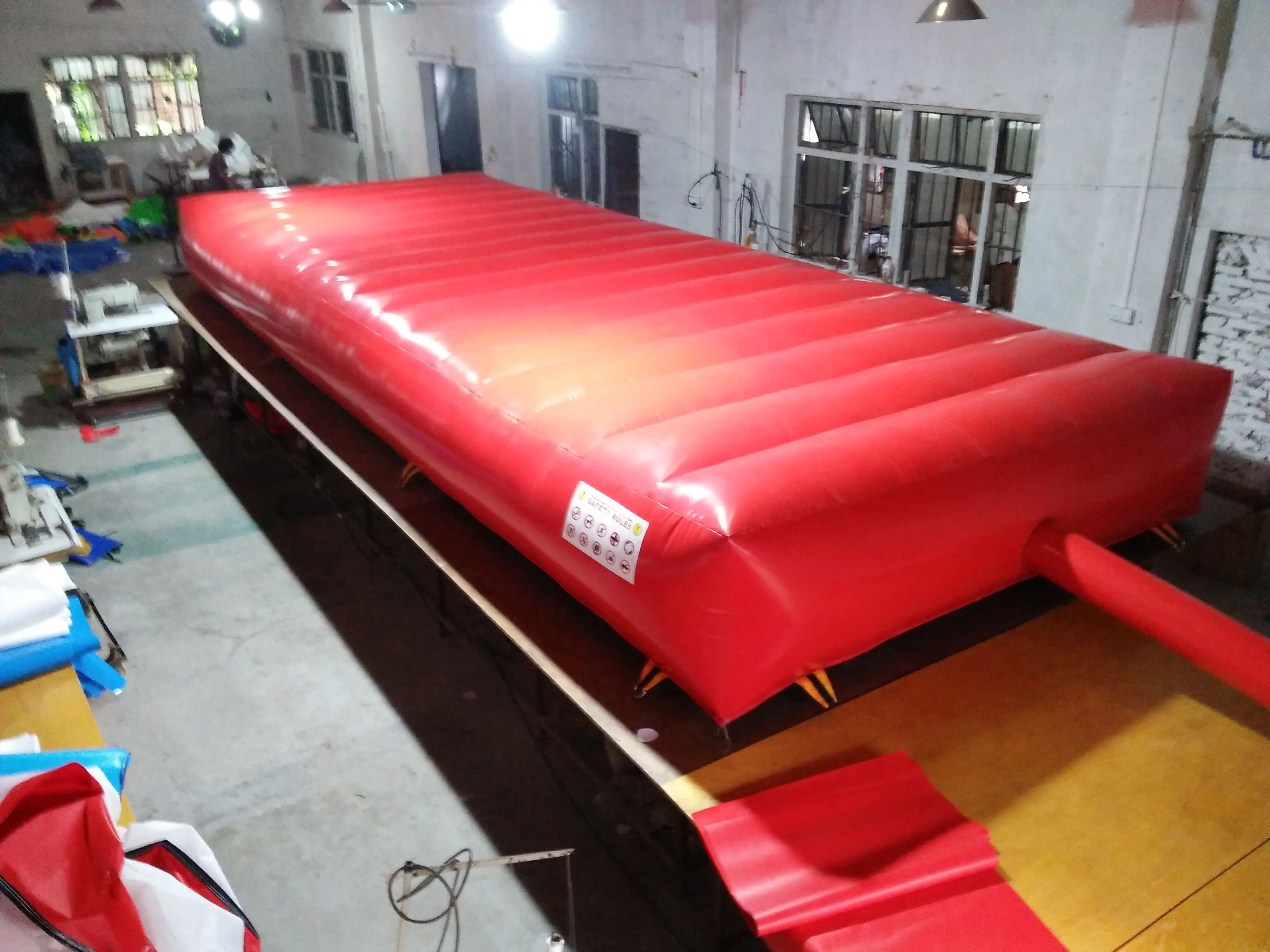 Safety Inflatable Cushion Air Bags,Rescue Mattress Jumping Air Cushions Emergency Escape Mattress with Air Blower