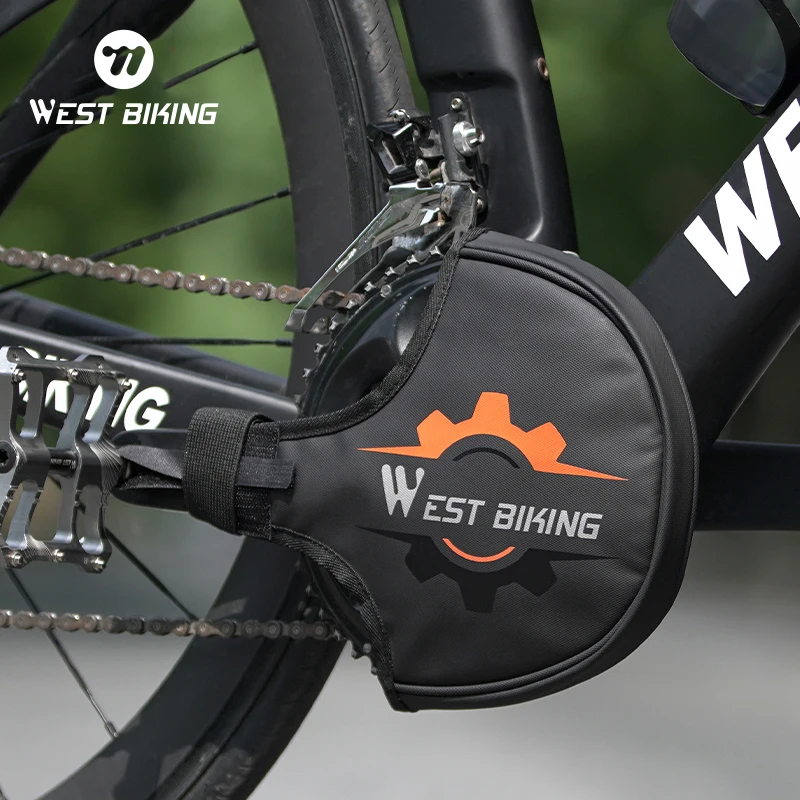 

WEST BIKING Bicycle Crankset Guard MTB Road Bike Chain Wheel Crankset Protector Cover Waterproof Protect Cover Cycling Equipment