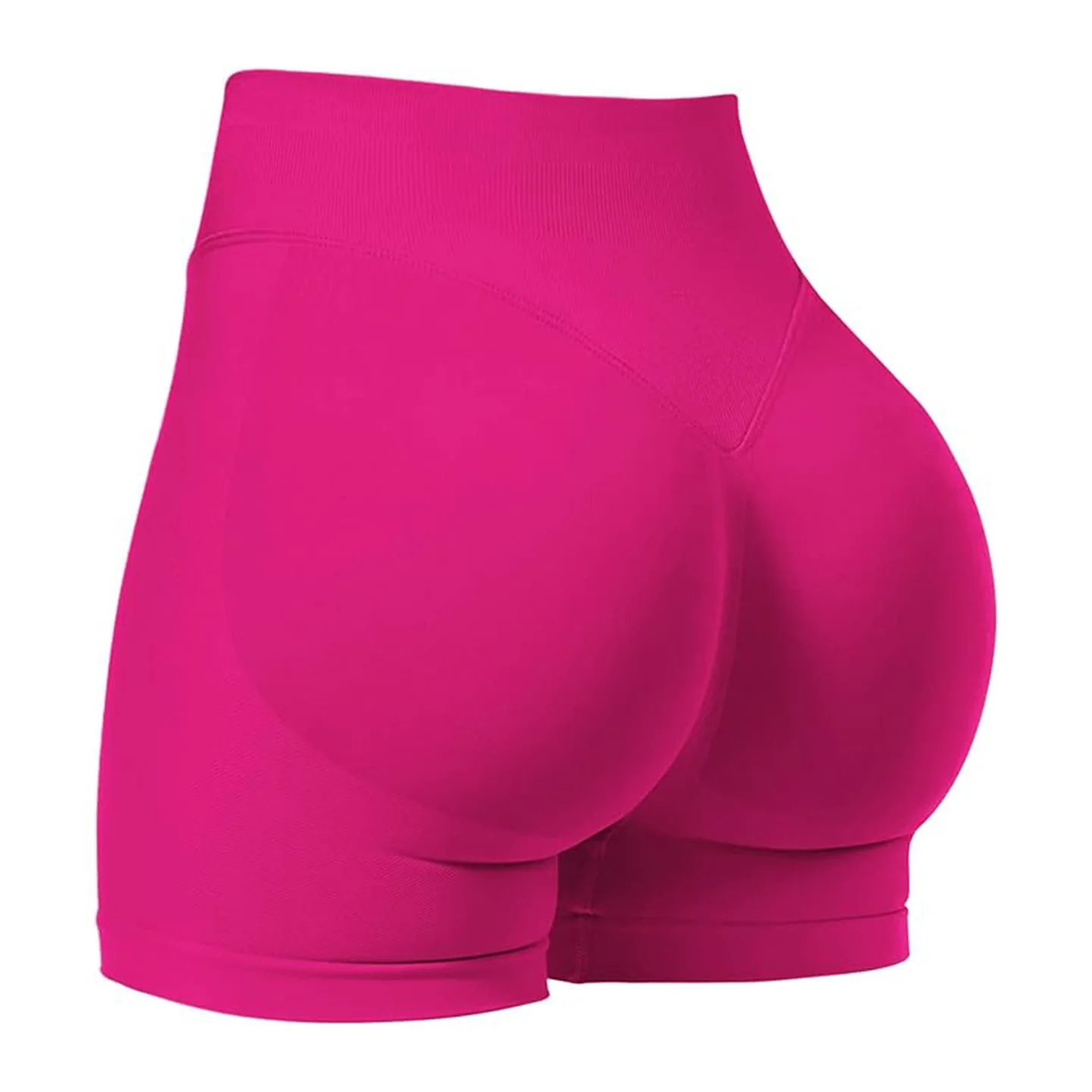 Seamless Sports Peach Hip Shorts Women's Running Tight Hip Yoga Pants Fitness Three-point Pants Three-section Waist