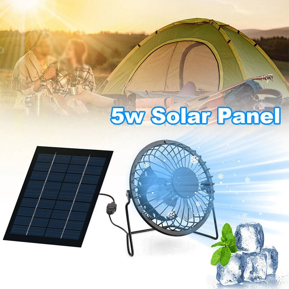 Outdoor Solar Fan Portable USB Solar Fan Easy To Carry And Store Environmentally Friendly Materials For Mobile Phones