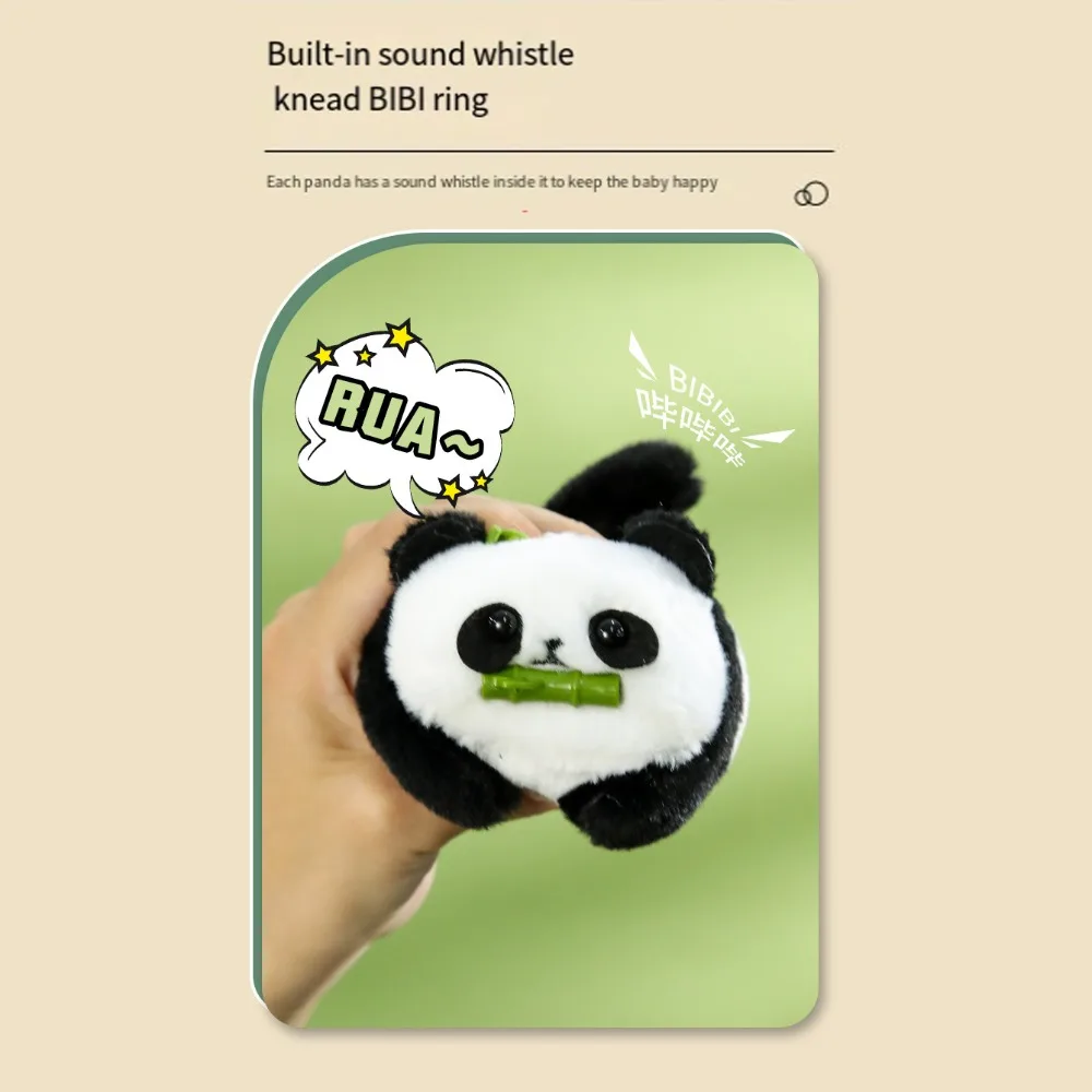 Wagging Tail Wag Its Tail Toy Plush Doll Animal Toy Cartoon Tail Wagging Panda Doll Cute Stuffed Animal Pulling Rope Panda Doll