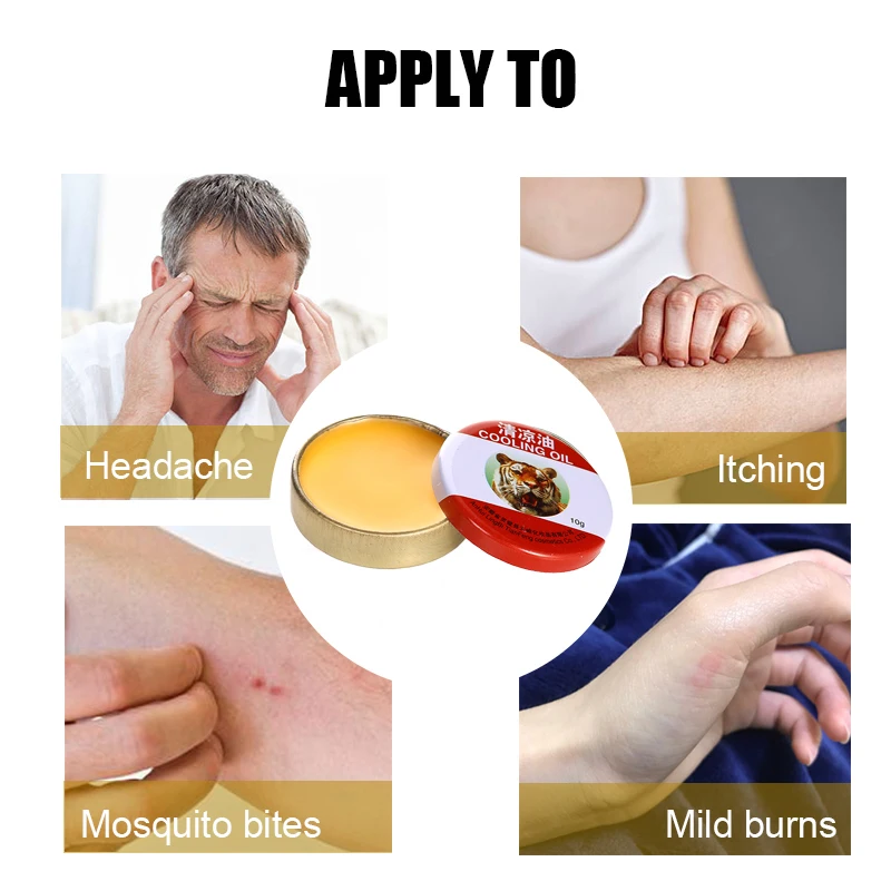 10g Gold Star Balm Vietnam Venus Cooling Oil Ointment For Effective Dizziness Antipruritic Cream Anti Mosquito Headache