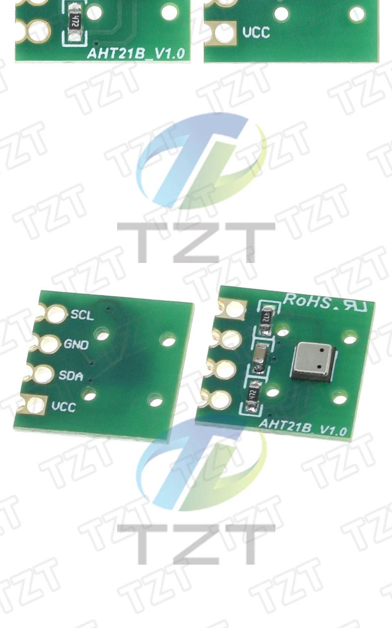 TZT AHT21 Hochpräzises digitales Temperatur- und Feuchtigkeitssensormessmodul, I2C-Kommunikation, ersetzt SHT20 für Arduino – Detail 5
