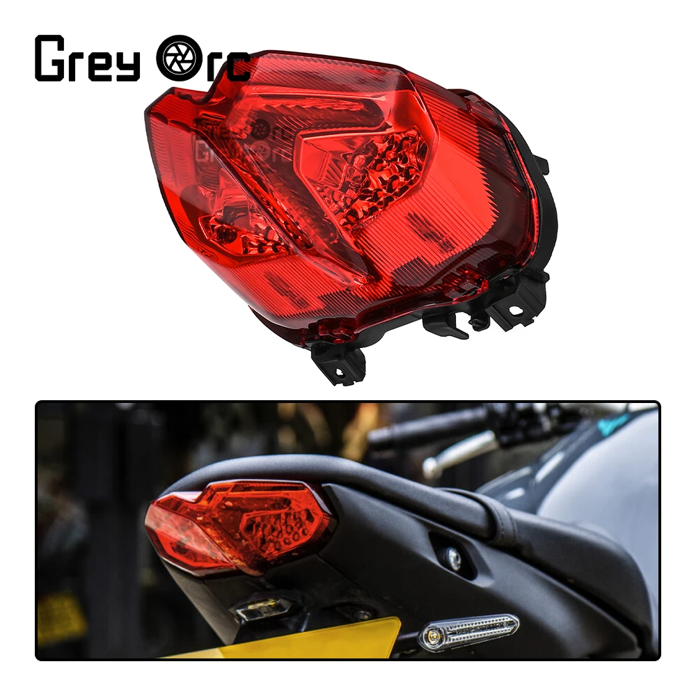 

Rear Tail Light Brake Turn Signals Integrated LED Light For Yamaha MT 10 MT10 SP ABS MT-10 FZ-10 2022 2023 2024