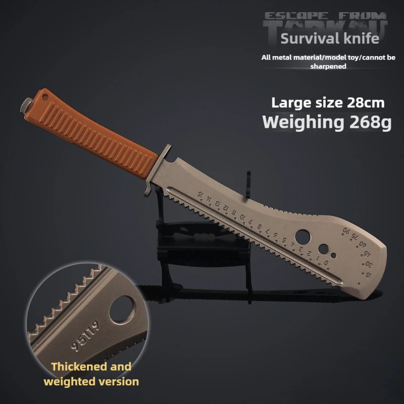 Escape from Tarkov อุปกรณ์ต่อพ่วง Survival มีดเกมระยะประชิดของเล่นมีดการฝึกอบรม Props โลหะรุ่น Tabletop เครื่องประดับ Gamer ของขวัญ