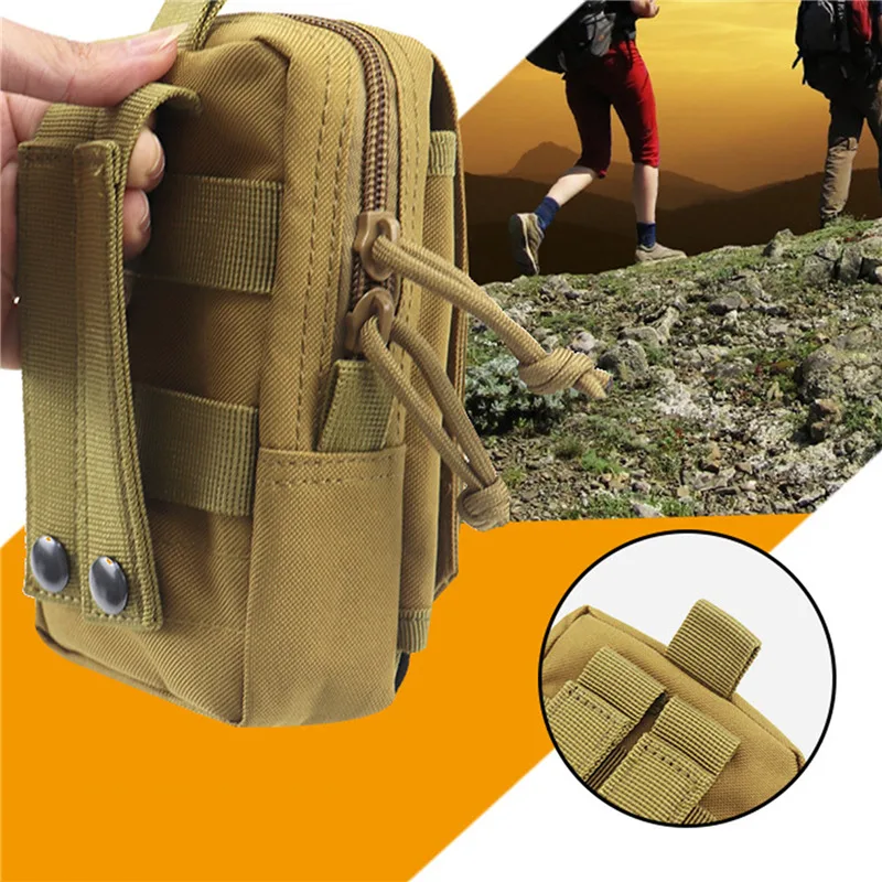 

Мужская тактическая сумка Molle, поясная сумка, небольшой карман, оксфордская поясная сумка, сумка для бега, дорожные сумки для кемпинга, мягкая спинка Bolsa