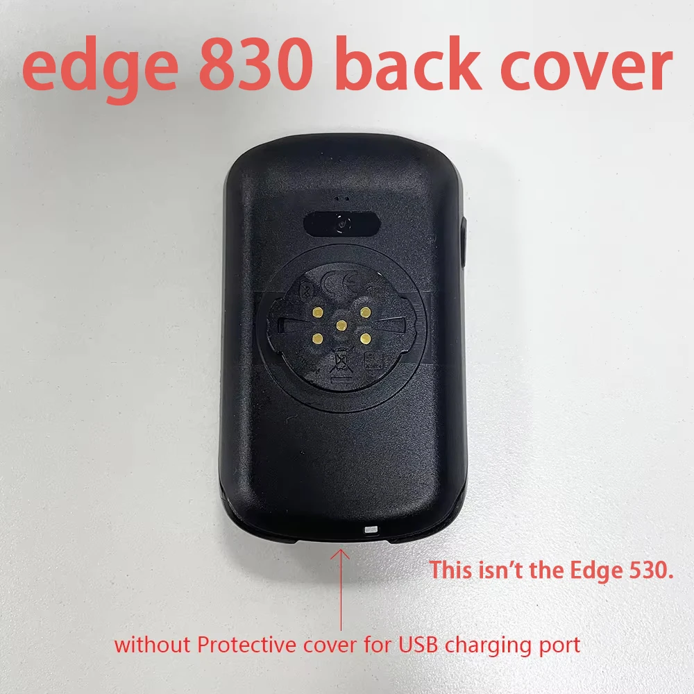 Back Cover Case For GARMIN Edge 830 Housing Shell With Power Switch Button Bicycle Speedmeter Part