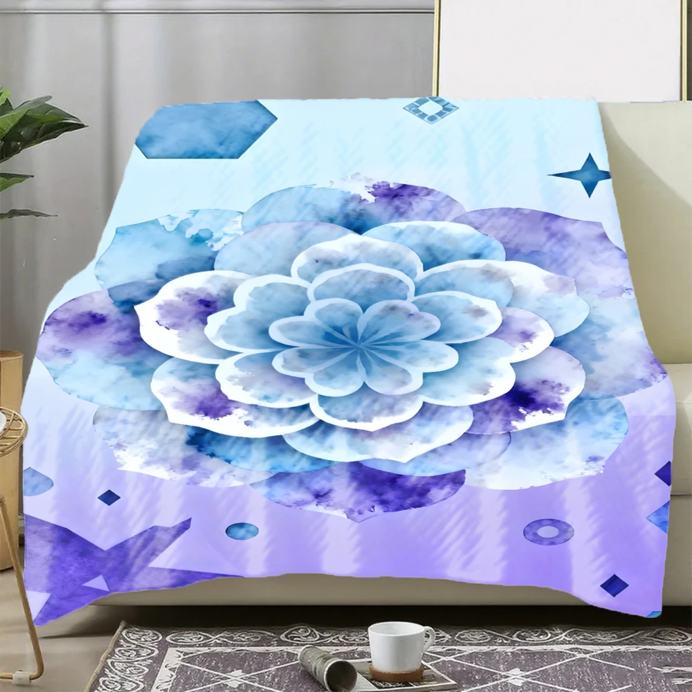 الزهور، الحيوان، كوكبة | الفانيلا | بطانية ديكور الغرفة، أدوات التخييم، اختيار الهدايا الاحتفالية | ناعمة ورقيقة | حافظ على الدفء #2