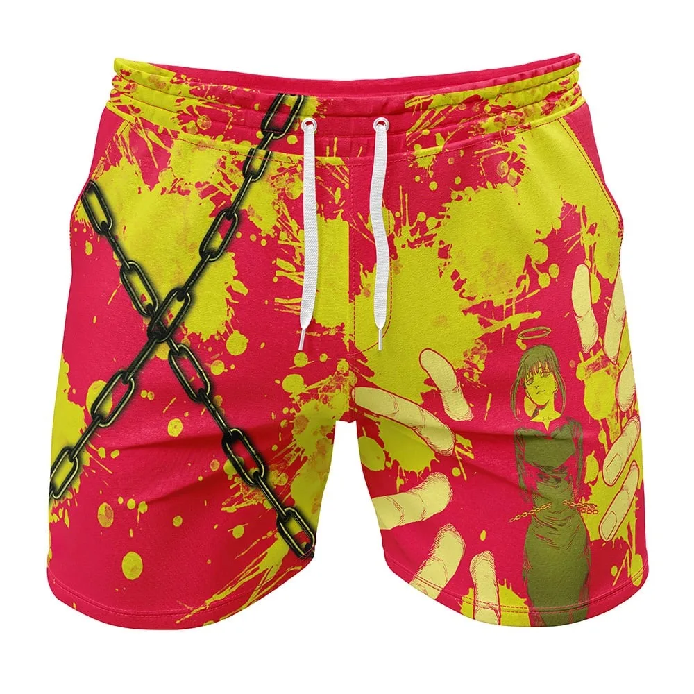 Attack on Giant Printed Quick Drying Breathable Shorts Anime Large Loose Men's and Women's Sports Fitness Shorts