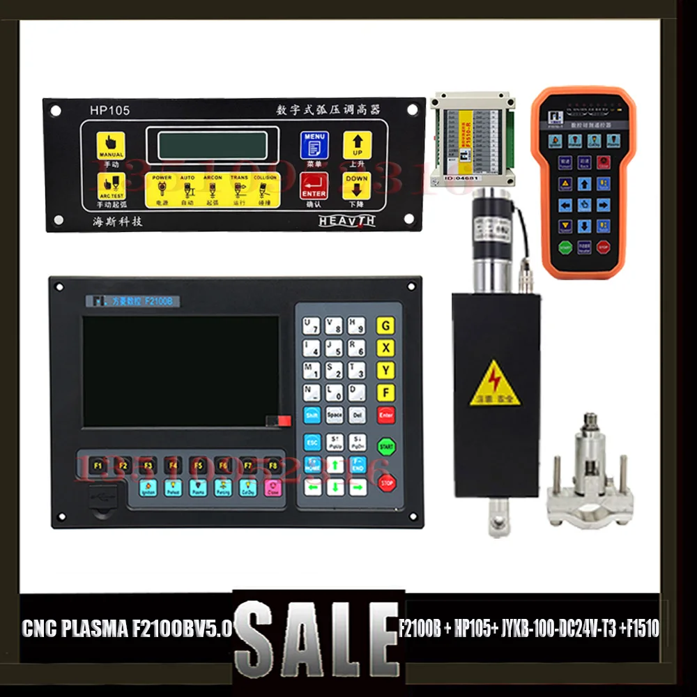 

F2100b Cnc Plasma System + Thc + Lifter Kit F2100b +hp105 + Jykb-100-dc24v-t3+/F1510 For Plasma Cutter Cutter