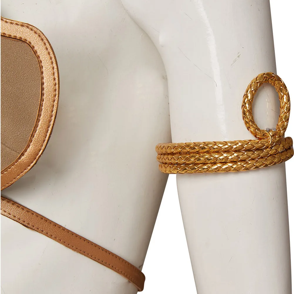 영화 우주 전투 공주 레이아 코스프레 의상 판타지 섹시한 노예 드레스 비키니 정장 할로윈 파티 롤 플레잉 복장 여성용