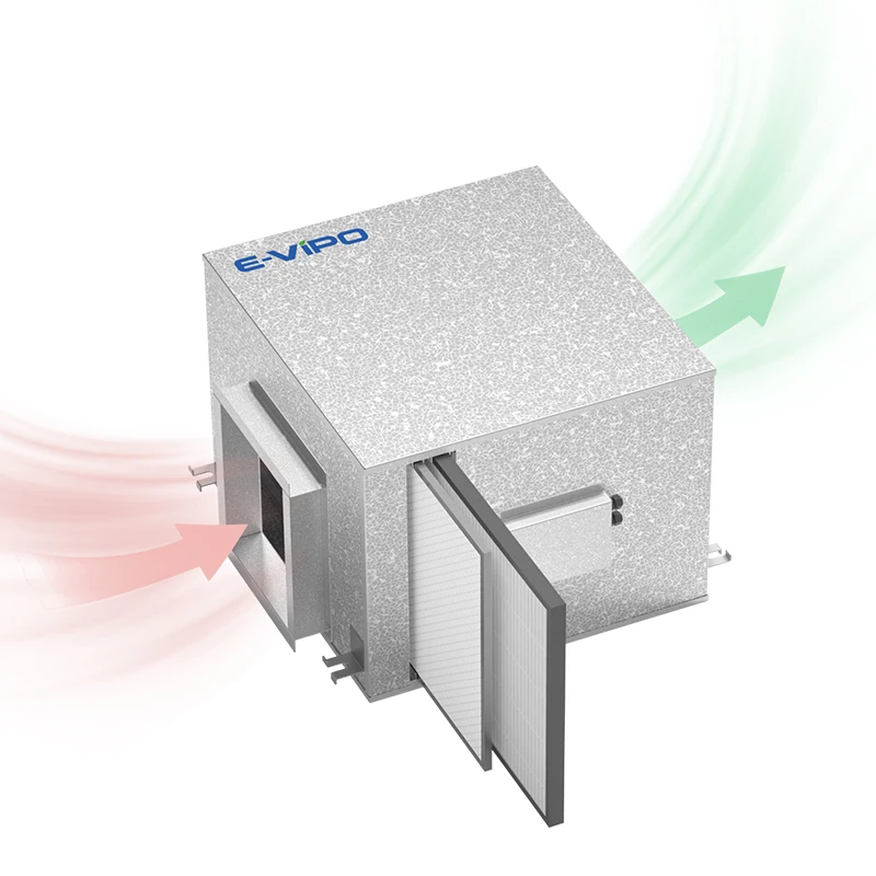 

E-VIPO Factory Ventilation System HEPA Fresh Air Hvac System Workshop PM2.5 Extract Ventilation System Air Clean Ventilator