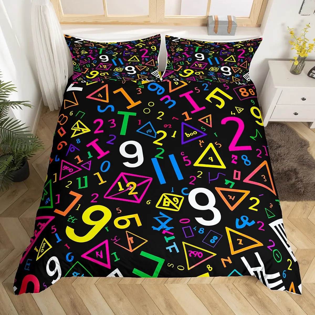 Chemical Equation Bedding Set Chemistry Duvet Cover Molecular Formula Comforter Cover Education Dorm Room Decor Soft Quilt Cover