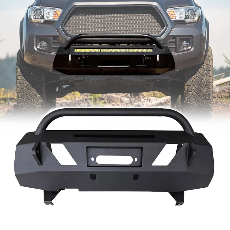 

Car Offroad 4x4 Steel bar Front Winch Bumper for Tacoma 2016+