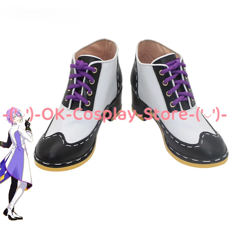 

Kamishiro Rui Cosplay Shoes Game Project Sekai PU Shoes Halloween Carnival Boots Cosplay Props Custom Made