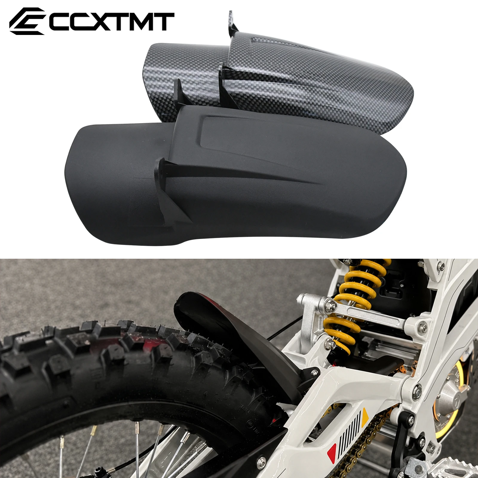Motorcycle Rear Wheel Fender Mudguards Compartment Protection Cover For 79 Bike Replace Electric Cross-country Bike Parts