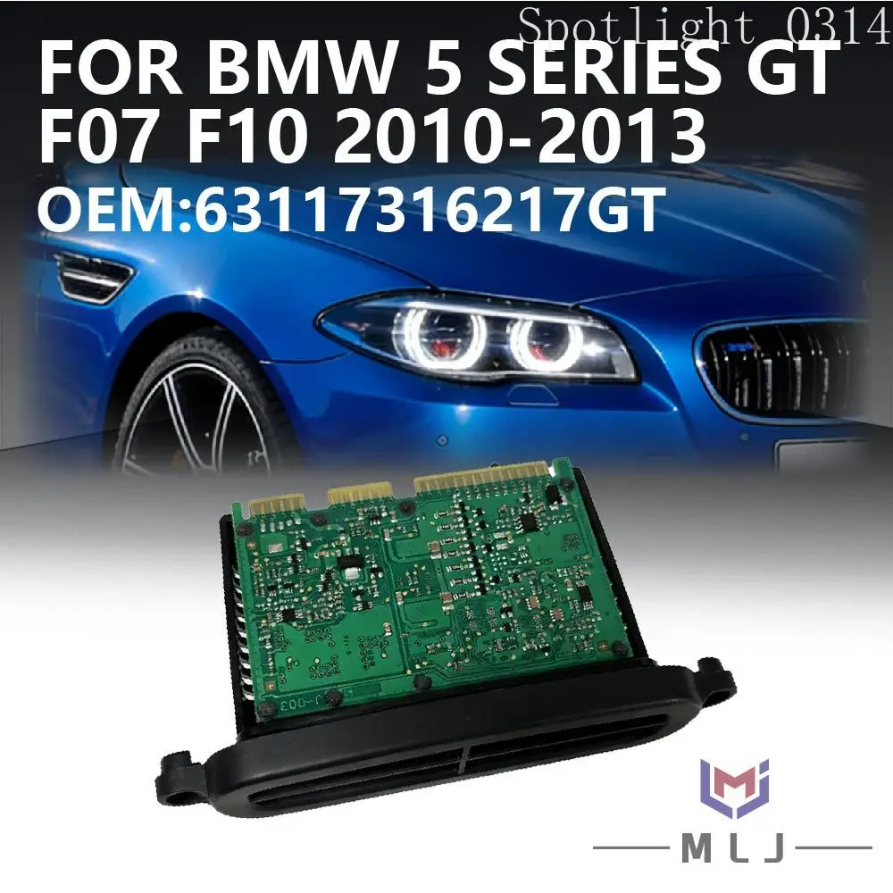 63117316217GT For BMW 5 Series GT F07 F10 2010 2011 2012 2013 High-Spec With AFS Controller DRL Driver Module Car Accessories
