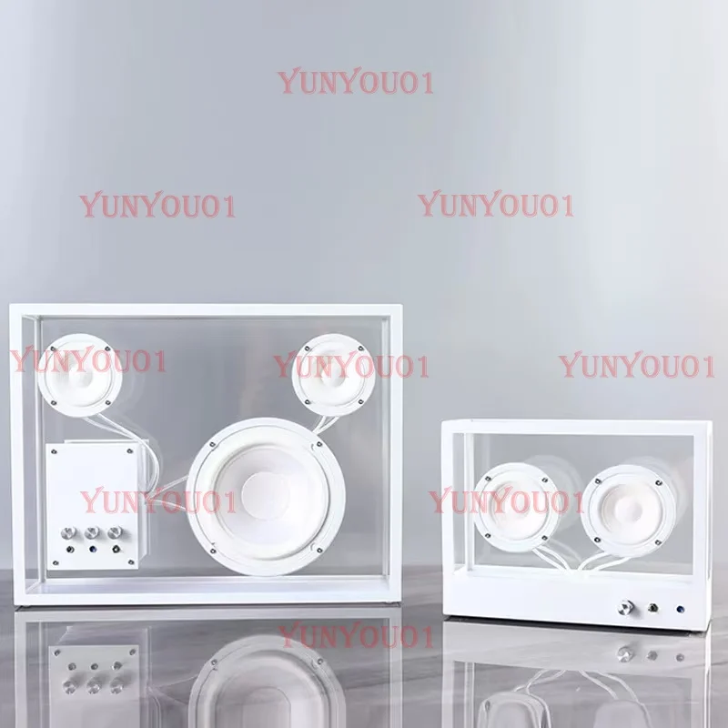 

Nordic Transparent Subwoofer Bluetooth Speaker Desktop Living Room Decor Vintage Creative High Aesthetic Sound System