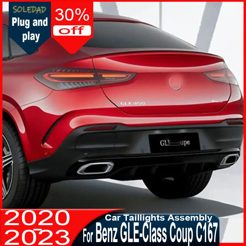 

Car Taillight For Benz GLE Coupe 2020 2021-2023 C167 Taillight LED Projector Tail Lamp Daytime Running Light Accessories