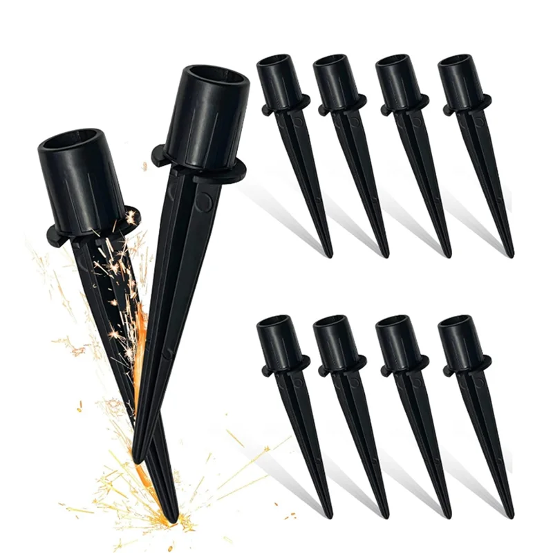 Vlag Metal Replacement Stakes For Solar Lights Outdoor,Solar Pathway Lights Spike Replacer, Outdoor Ground Stakes