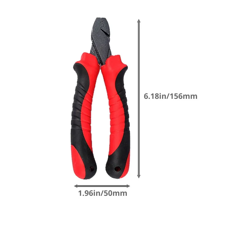 Fishing Crimping Pliers Tools for Single-Barrel Sleeves,Fishing Wire Pipe Crimp Connector Tools,Fishing Gear Tackle