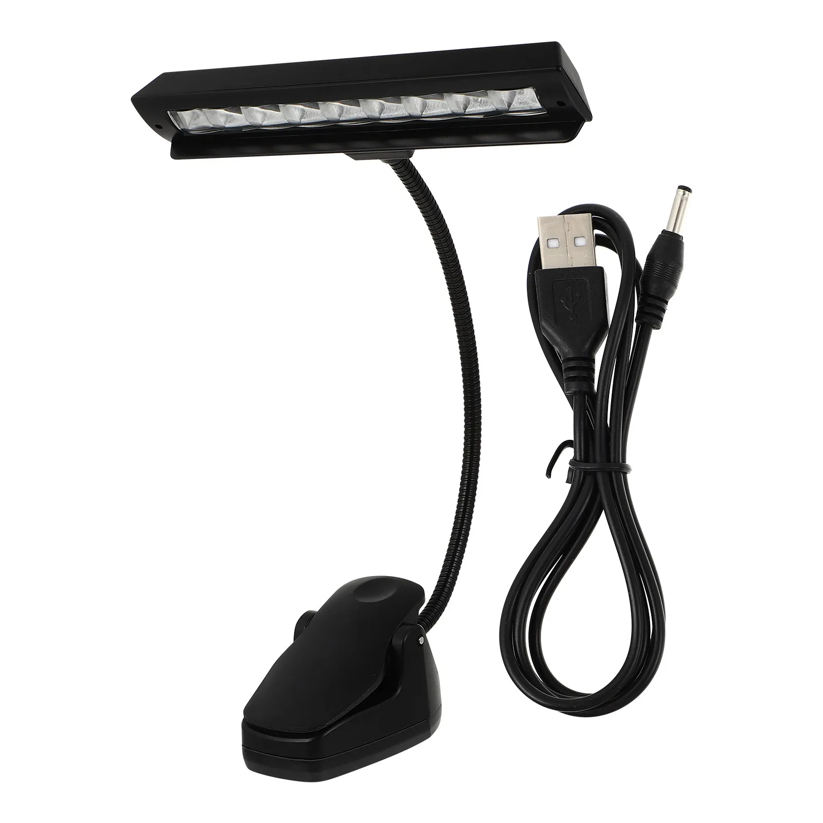 

1Set LED Eye Protection Reading Lamp Clip Type Adjustable Brightness Flicker Lamp for Study Bedside Night Reading