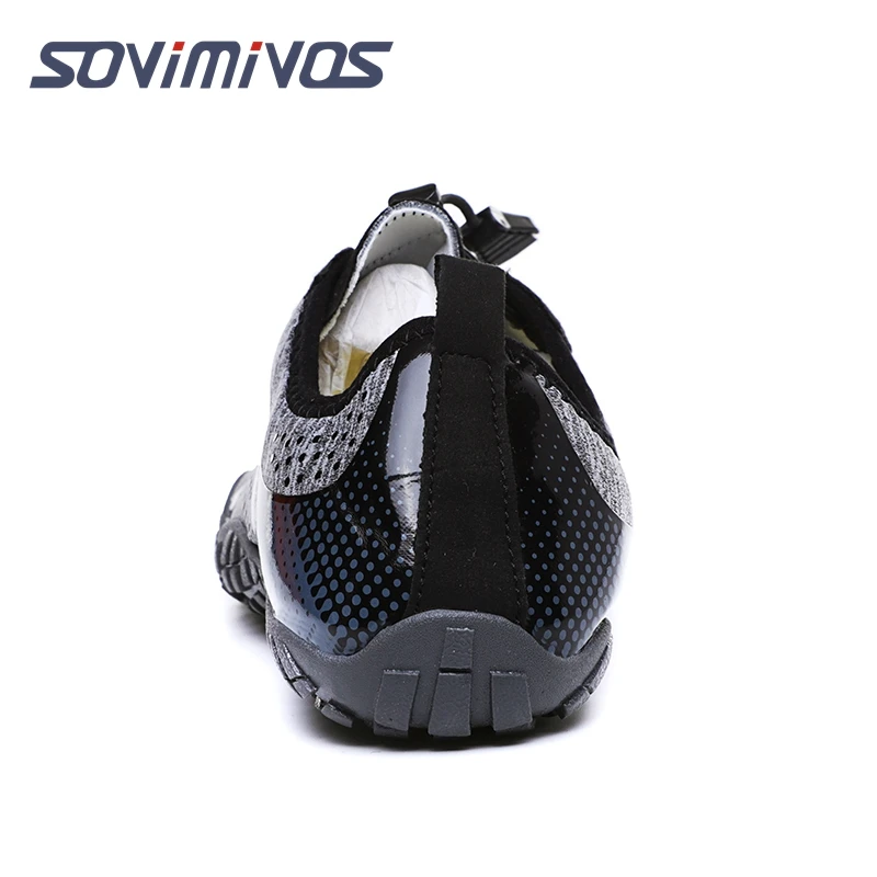 New Unisex Water Sports Shoes Orange Quick dry Swimming Shoes Outdoor Beach Play Shoes Barefoot Upstream Diving Shoes Men 2022